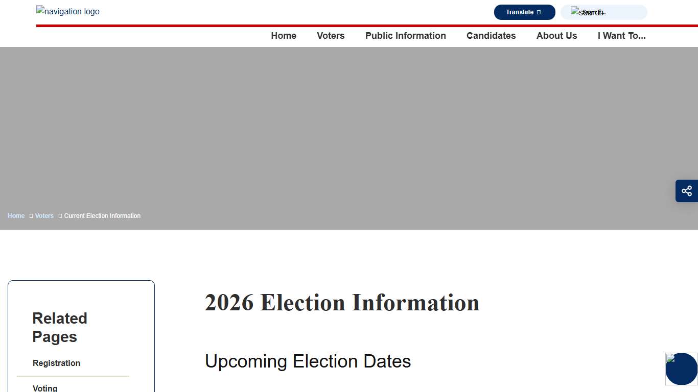 2026 Election Information